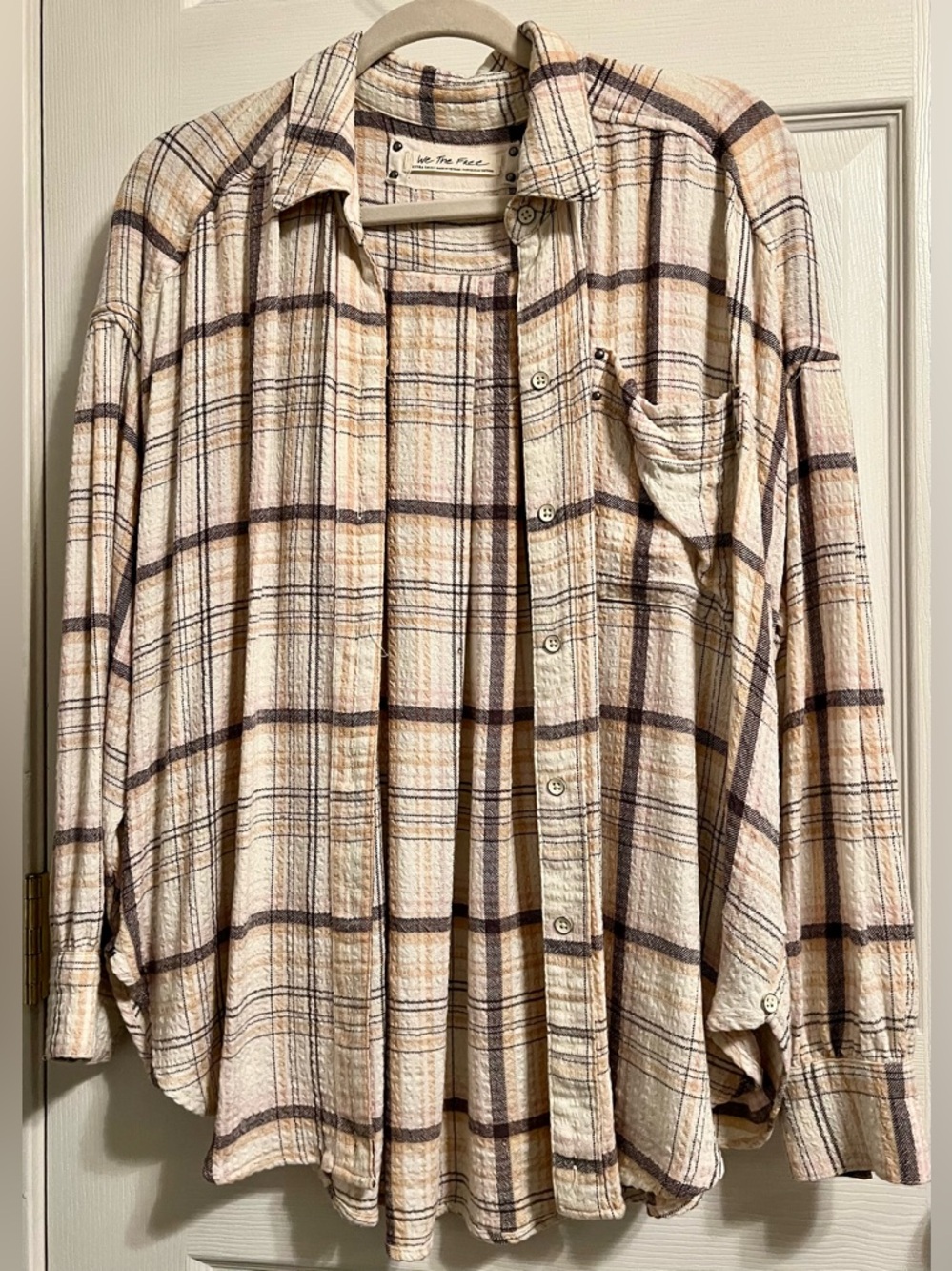 We The Free Plaid Button-Up Shirt